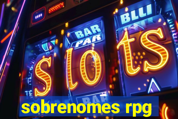 sobrenomes rpg